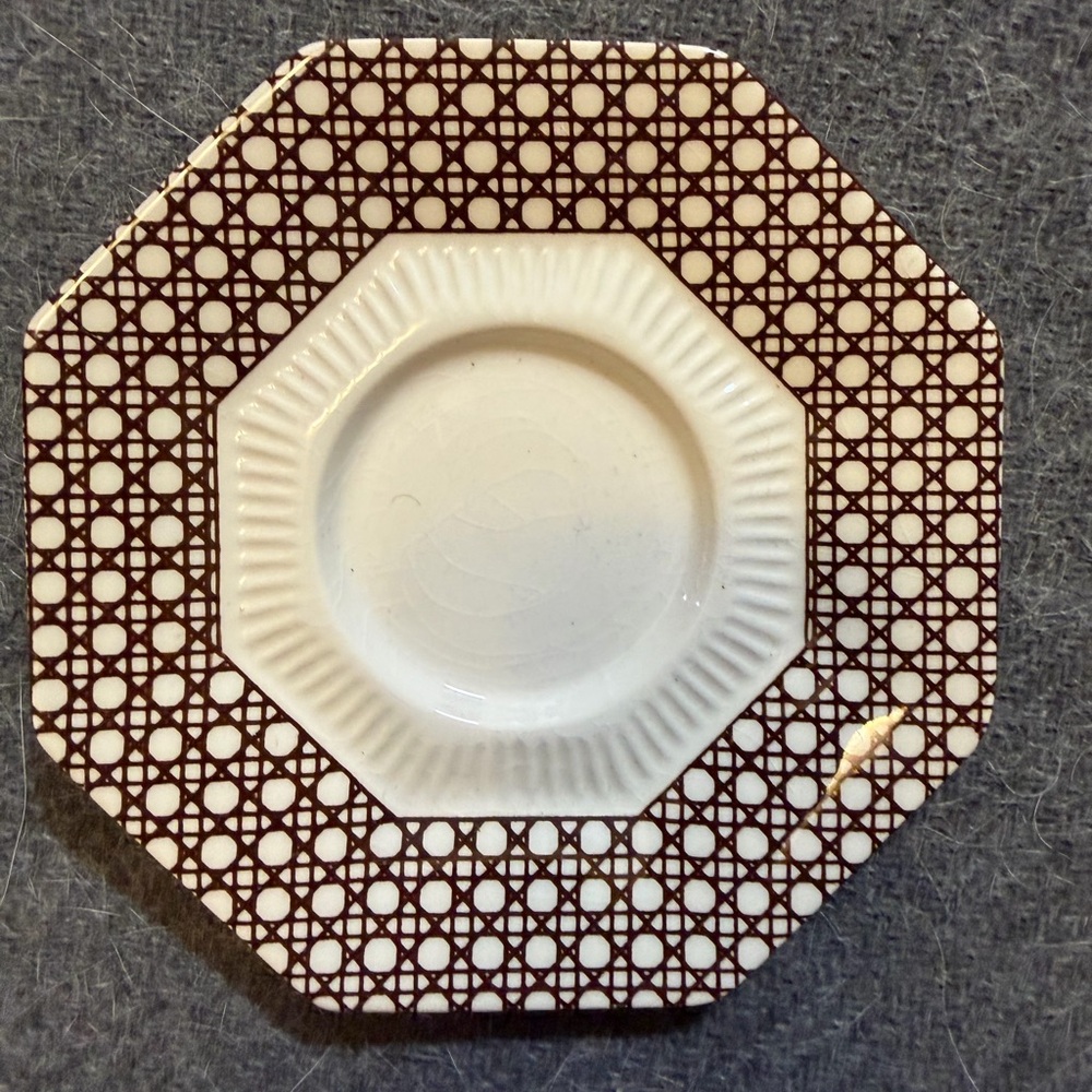 Set of 4 Vintage Independence Ironstone Saucers